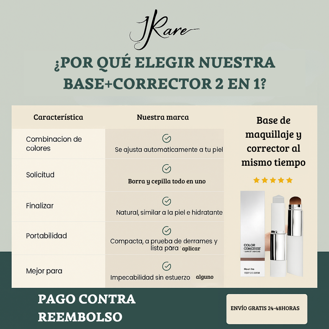 BASE+ CORRECTOR EN BARRA- 2 EN 1