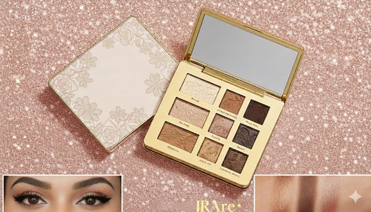 Paleta de sombras de ojos naturales